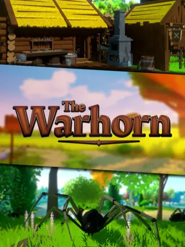 Portada oficial del videojuego The Warhorn