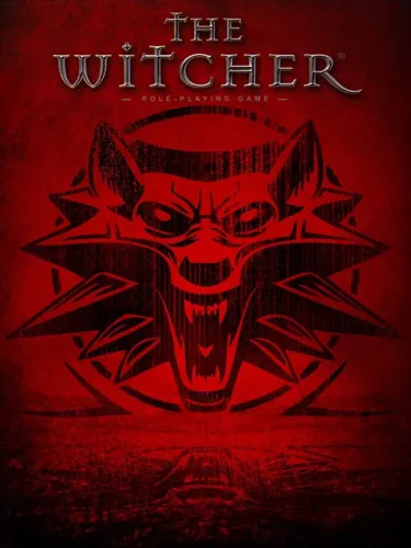 Portada oficial del videojuego The Witcher