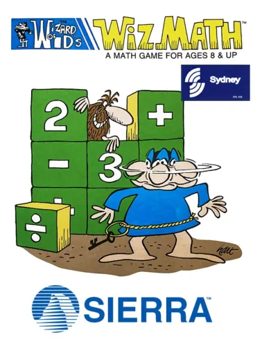Portada oficial del videojuego The Wizard of Id’s Wiz Math