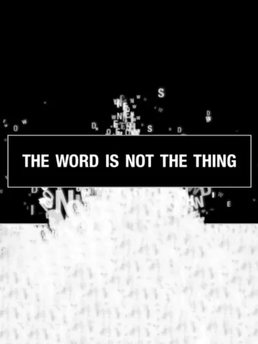 Portada de The Word is Not the Thing