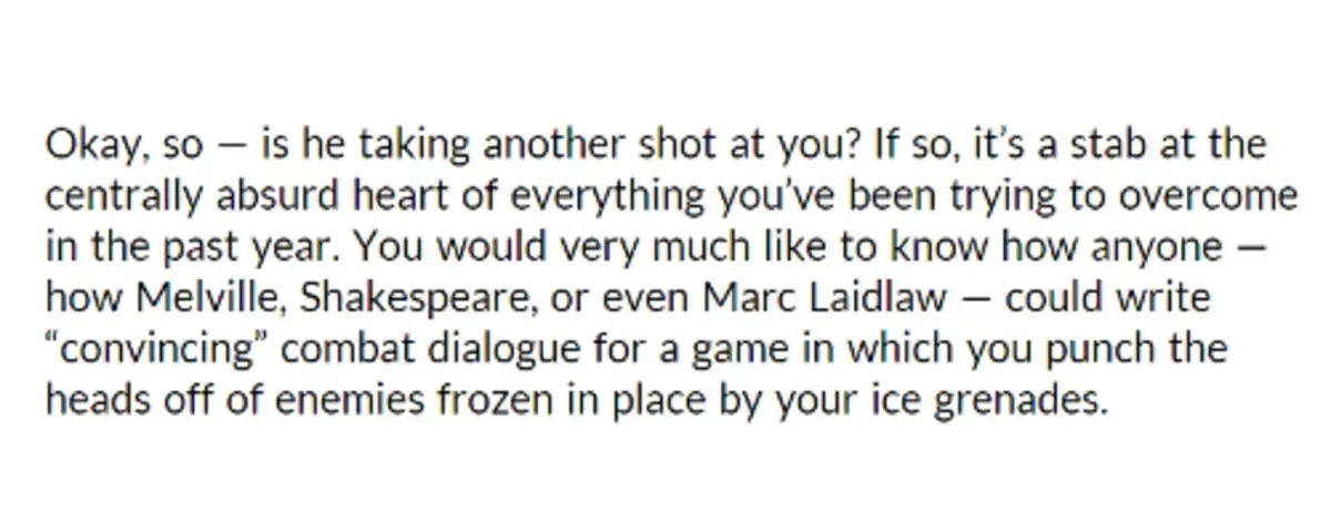 The Writer Will Do Something