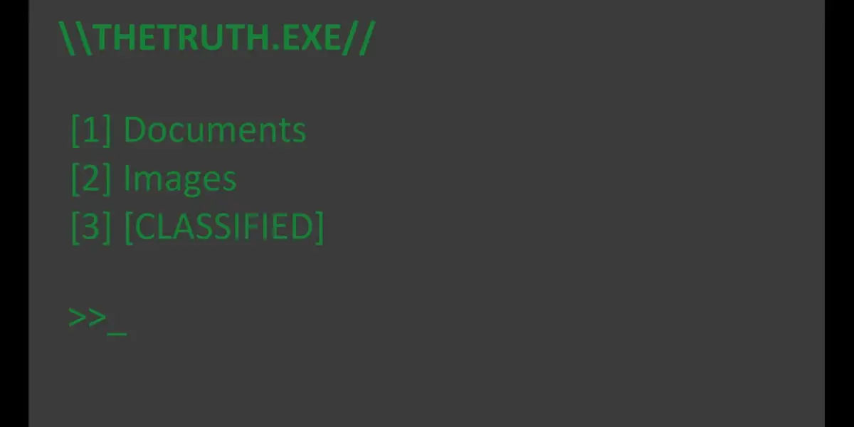 Portada de TheTruth.exe