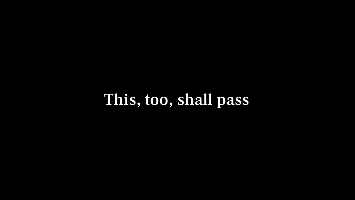 Portada de This, Too, Shall Pass