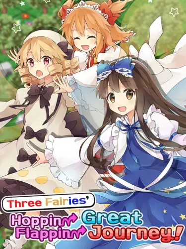 Portada oficial del videojuego Three Fairies’ Hoppin’ Flappin’ Great Journey!
