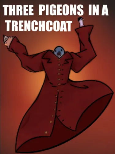 Portada de Three Pigeons in a Trench Coat