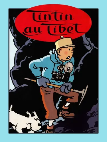 Portada de Tintin in Tibet