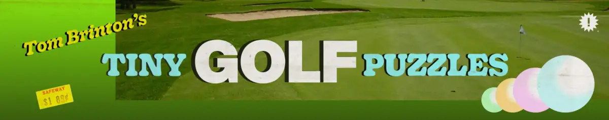 Tiny Golf Puzzles