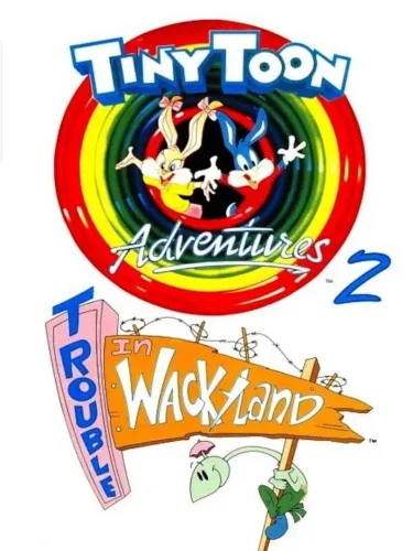 Portada oficial del videojuego Tiny Toon Adventures 2: Trouble in Wackyland