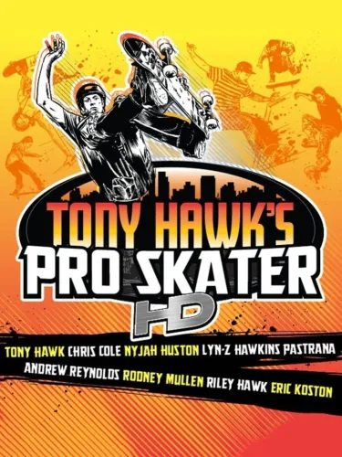 Portada oficial del videojuego Tony Hawk’s Pro Skater HD