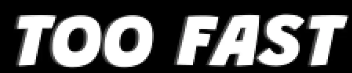 Portada de Too Fast