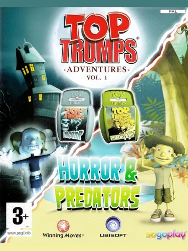 Portada de Top Trumps Adventures Vol. 1: Horror & Predators