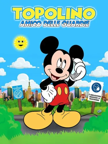 Portada de Topolino amico delle guardie
