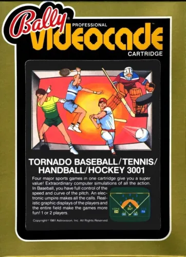 Portada de Tornado Baseball / Tennis / Handball / Hockey