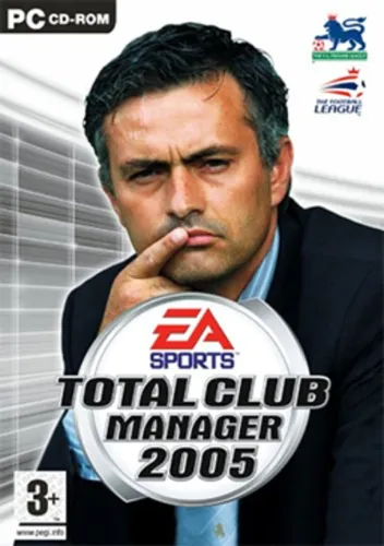 Portada oficial del videojuego Total Club Manager 2005