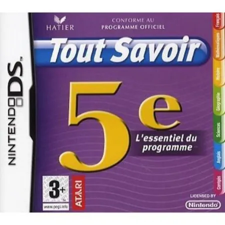 Portada de Tout Savoir: 5E