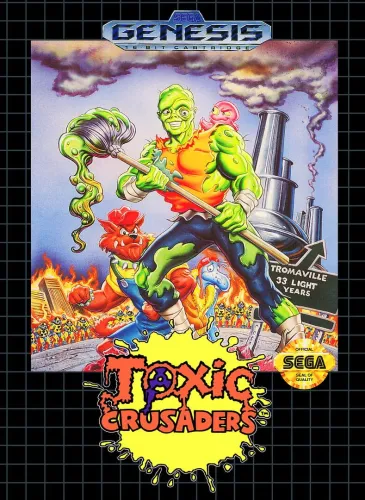 Portada de Toxic Crusaders