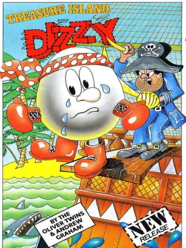 Portada oficial del videojuego Treasure Island Dizzy