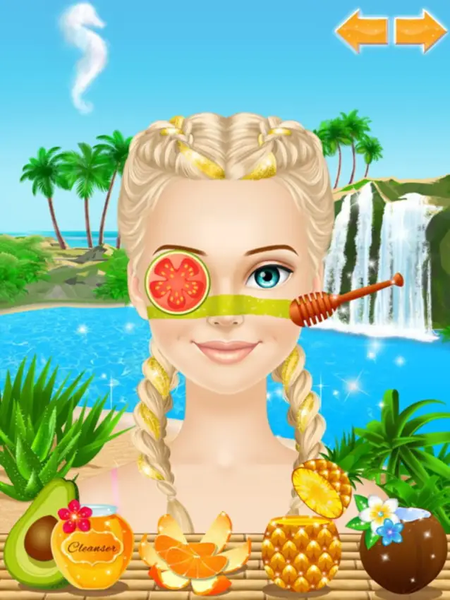 Tropical Princess – Makeup and Dressup Salon Game
