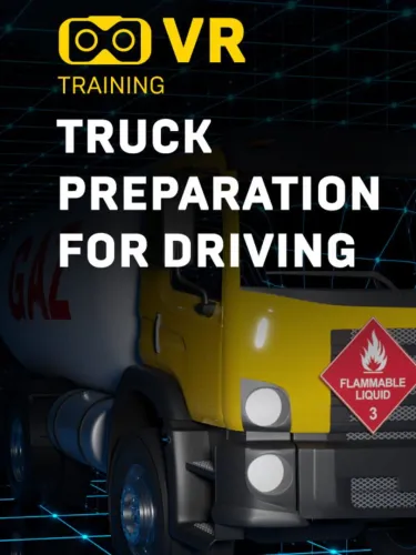 Portada de Truck Preparation For Driving VR Training