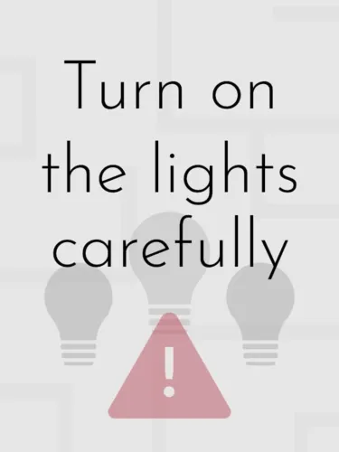 Portada de Turn on the Lights Carefully