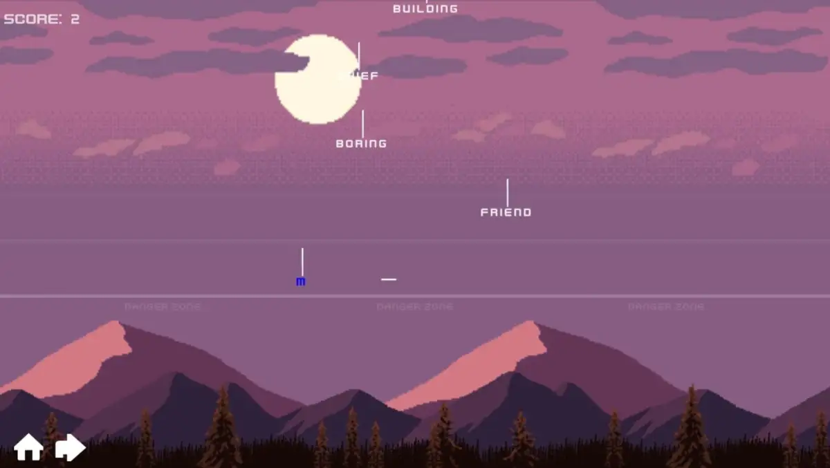 Portada de Typing game