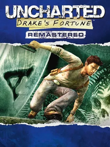 Portada oficial del videojuego Uncharted: Drake’s Fortune Remastered