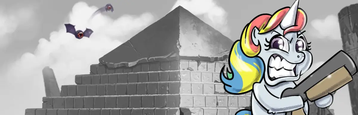 Unichrome: A 1-Bit Unicorn Adventure