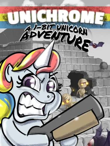 Portada de Unichrome: A 1-Bit Unicorn Adventure