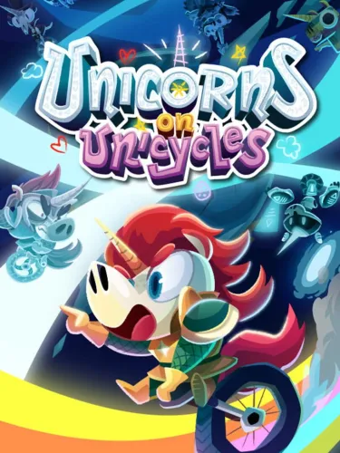 Portada de Unicorns on Unicycles