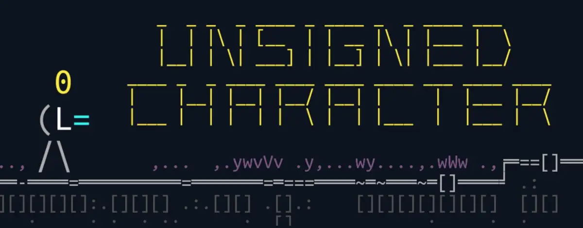 Portada de Unsigned Character