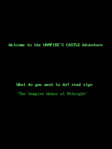 Portada de Vampire’s Castle Adventure