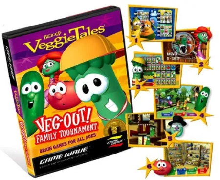 Portada de VeggieTales: Veg-Out! Family Tournament