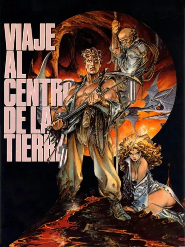 Portada de Viaje al centro de la Tierra