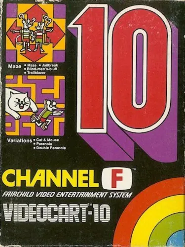Portada de Videocart-10: Maze, Cat and Mouse