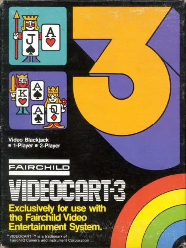 Portada de Videocart-3: Video Blackjack