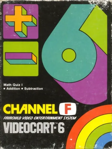 Portada de Videocart-6: Math Quiz I – Addition, Subtraction