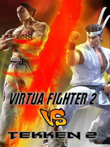 Portada de Virtua Fighter 2 vs. Tekken 2
