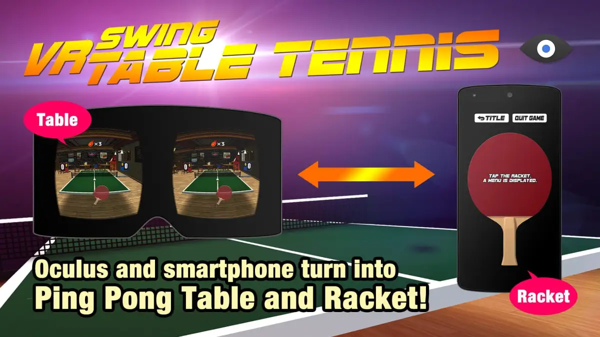Portada de VR Swing Table Tennis Oculus