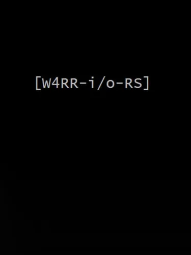 Portada de W4RR-i/o-RS