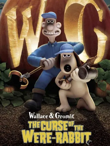 Portada oficial del videojuego Wallace & Gromit: The Curse of the Were-Rabbit