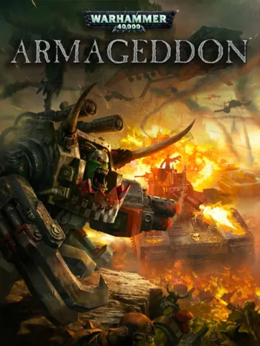 Portada oficial del videojuego Warhammer 40,000: Armageddon