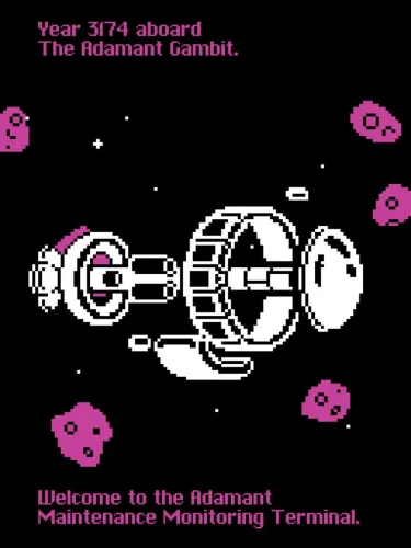 Portada de Welcome to the Adamant Maintenance Monitoring Terminal