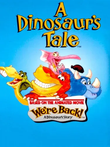 Portada oficial del videojuego We’re Back!: A Dinosaur’s Story