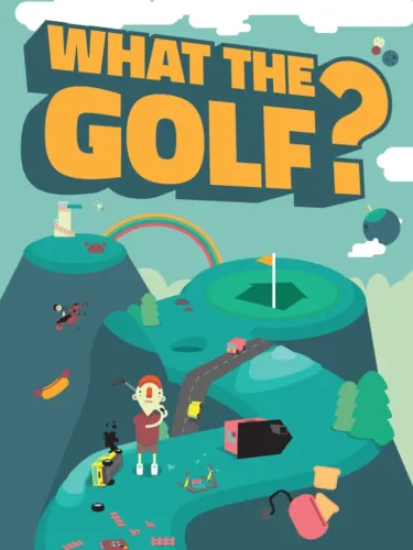 Portada oficial del videojuego What the Golf?