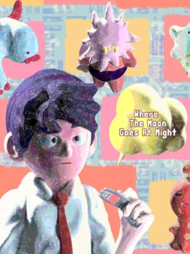 Portada de Where the Moon Goes at Night