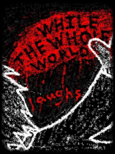 Portada de While the Whole World Laughs