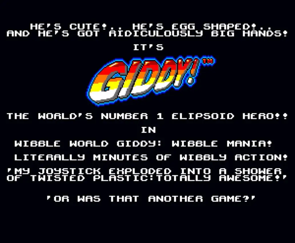 Wibble World Giddy: Wibble Mania!