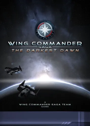 Portada oficial del videojuego Wing Commander Saga: The Darkest Dawn