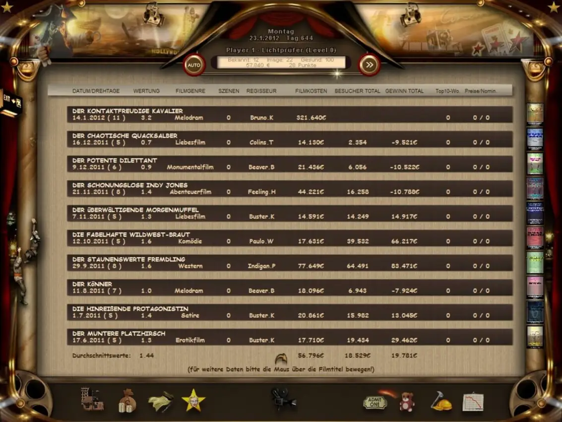 Portada de World of Cinema – Movie Tycoon