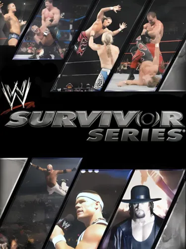 Portada oficial del videojuego WWE Survivor Series